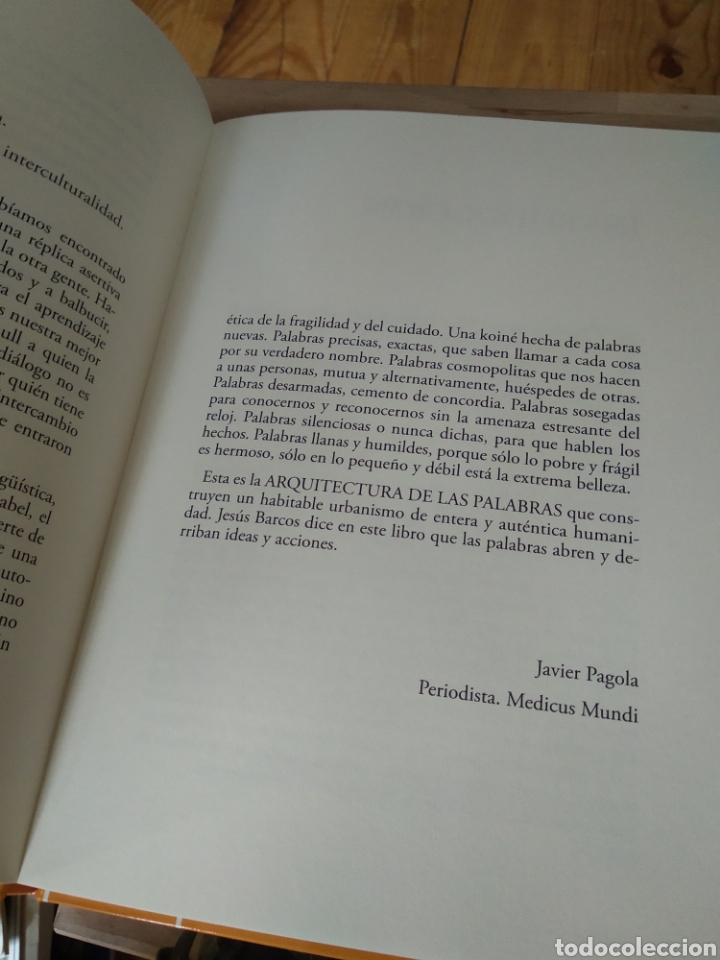 Libros: LA ARQUITECTURA DE LAS PALABRAS. JES&Uacute;S BARCOS #1193 - Foto 2