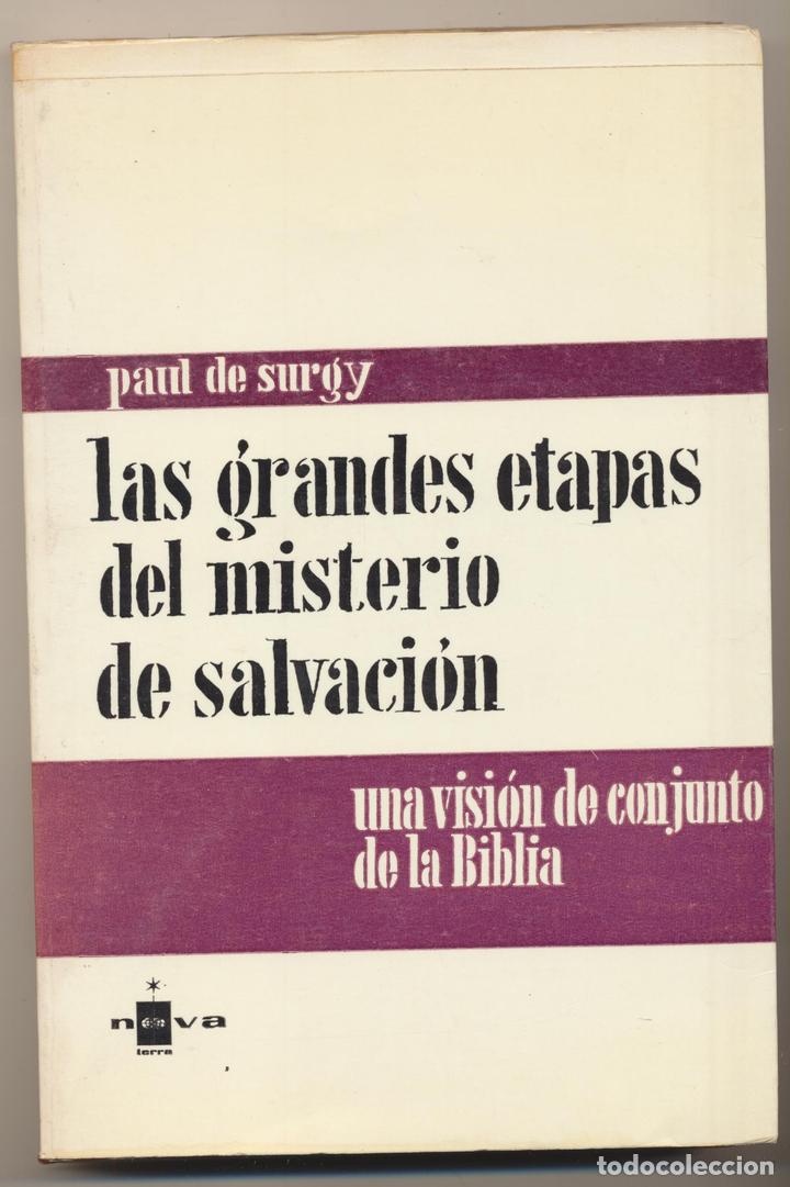 B&uuml;cher: Paul de Surgy. Las grandes etapas del misterio de salvaci&oacute;n. Nova Terra 1968