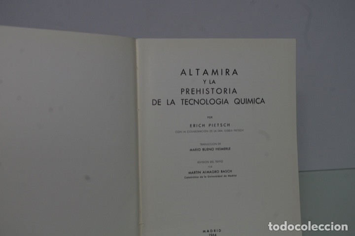 Libros: PIETSCH ERICH ALTAMIRA Y LA PREHISTORIA - Foto 3