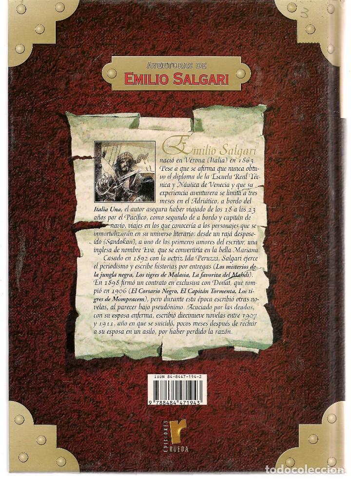 Libros: SANDOKAN. EMILIO SALGARI. EDICIONES RUEDA.(VI/11) - Foto 2