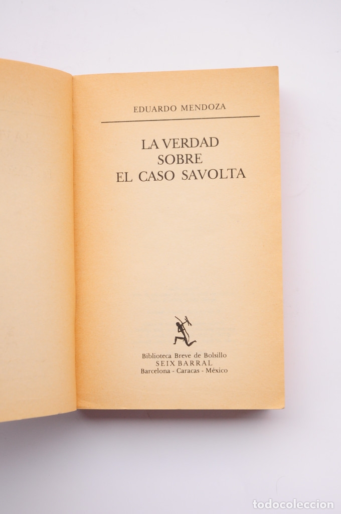 Libros: La verdad sobre el Caso Savolta - MENDOZA, Eduardo - Foto 2