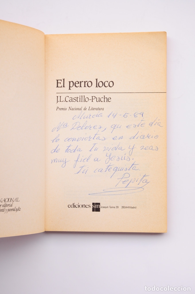 Libros: El perro loco - CASTILLO - PUCHE, Jos&eacute; Luis - Foto 2