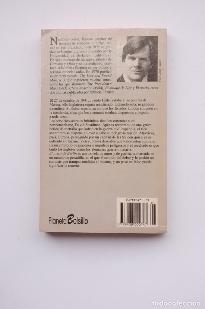Libros: El aviso de Berl&iacute;n - GUILD, Nicholas - Foto 3