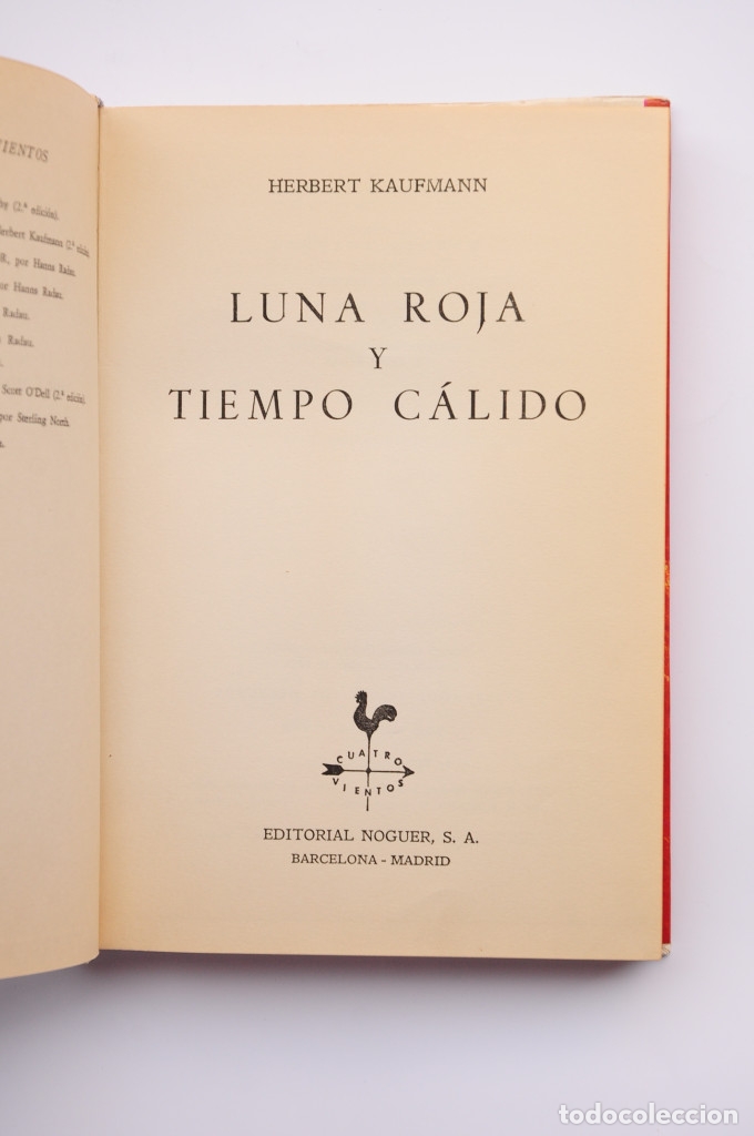 Libros: Luna roja y tiempo c&aacute;lido - KAUFMANN, Herbert - Foto 3