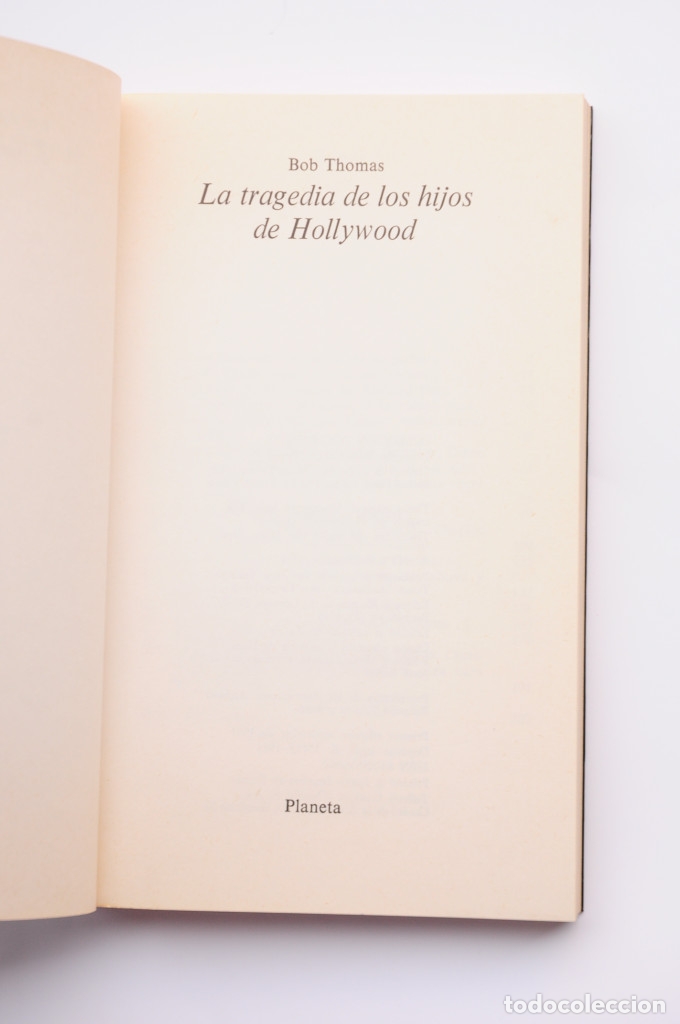 Libros: La tragedia de los hijos de Hollywood - THOMAS, Bob - Foto 2