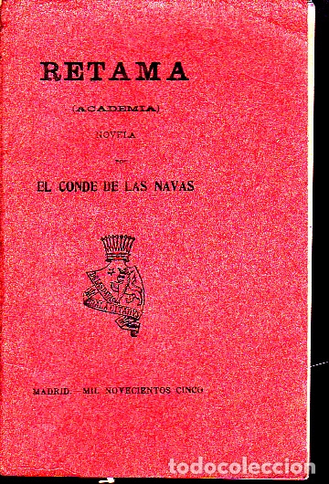 Libros: RETAMA (ACADEMIA). - CONDE DE LAS NAVAS. - Foto 1