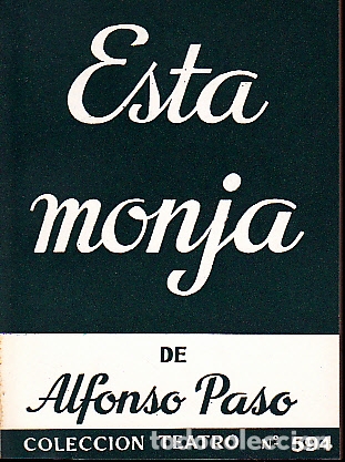 Libros: ESTA MONJA. - PASO, Alfonso. - Foto 1