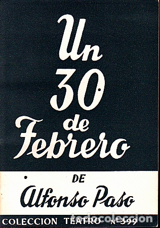 Libros: UN 30 DE FEBRERO. - PASO, Alfonso. - Foto 1