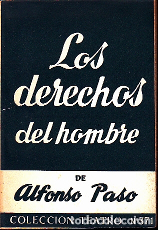 Libros: LOS DERECHOS DEL HOMBRE. - PASO, Alfonso. - Foto 1