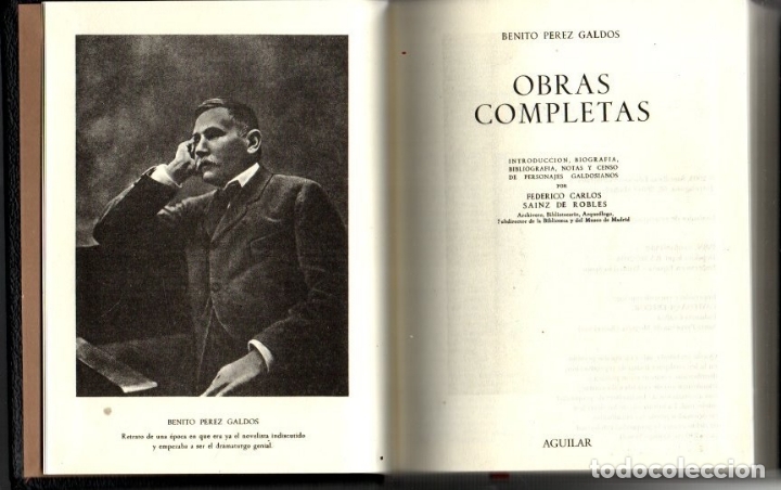 Libros: OBRAS COMPLETAS. TOMO I. - PEREZ GALDOS, Benito. - Foto 1