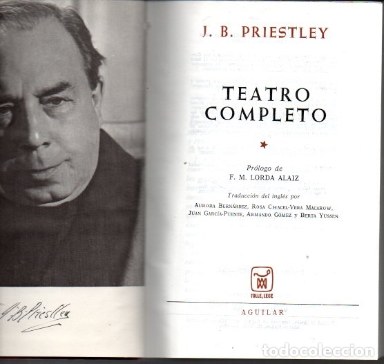 Libros: TEATRO COMPLETO. - PRIESTLEY, J. B. - Foto 1