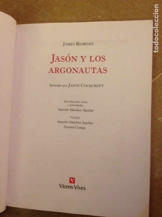 Libros: Jas&oacute;n y los argonautas (James Riordan) - Foto 2
