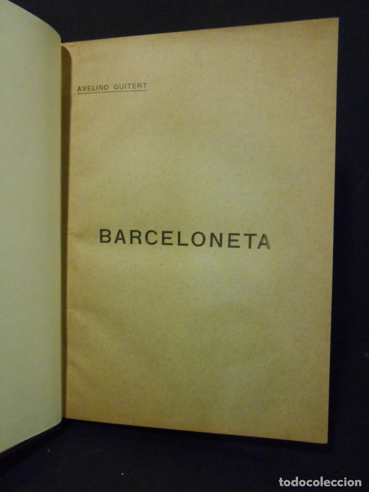 Libros: GUITERT DE CUBAS, Avelino.- - Barceloneta. - Foto 1