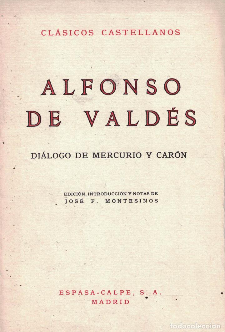 Libros: Di&aacute;logo de Mercurio y Car&oacute;n - Alfonso de Vald&eacute;z - Foto 1