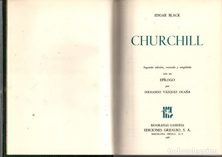 Libros: CHURCHILL. - BLACK, Edgar. - Foto 1