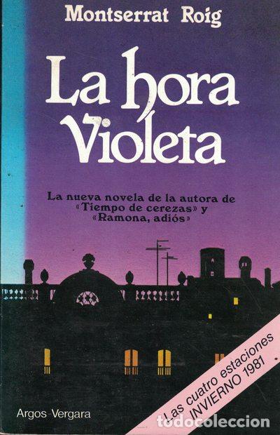 Libros: La hora violeta - Montserrat Roig - Foto 1