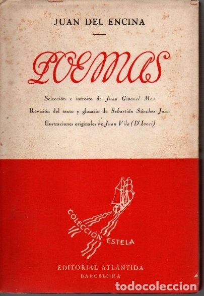 Libros: POEMAS. - ENCINA, Juan del. - Foto 1