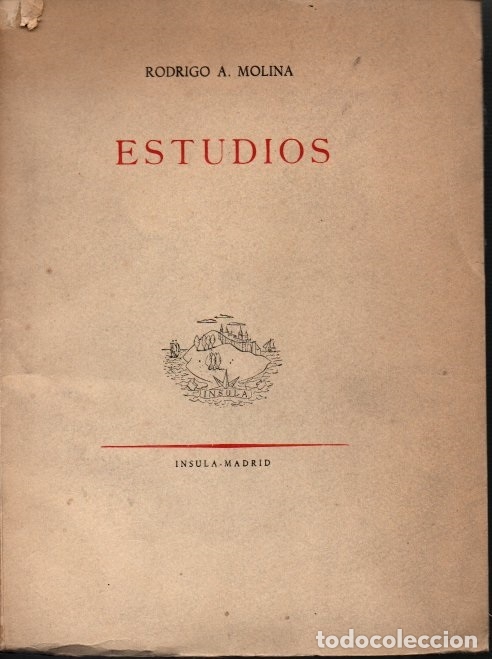 Libros: ESTUDIOS. - MOLINA, Rodrigo A. - Foto 1