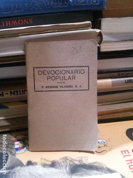 Libros: Devocionario popular po el P. Remigio Vilarino, S.J.