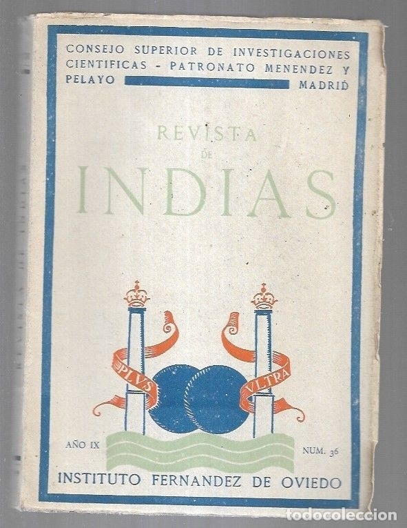 Libros: REVISTA DE INDIAS. NUMERO 36 - VARIOS - Foto 2