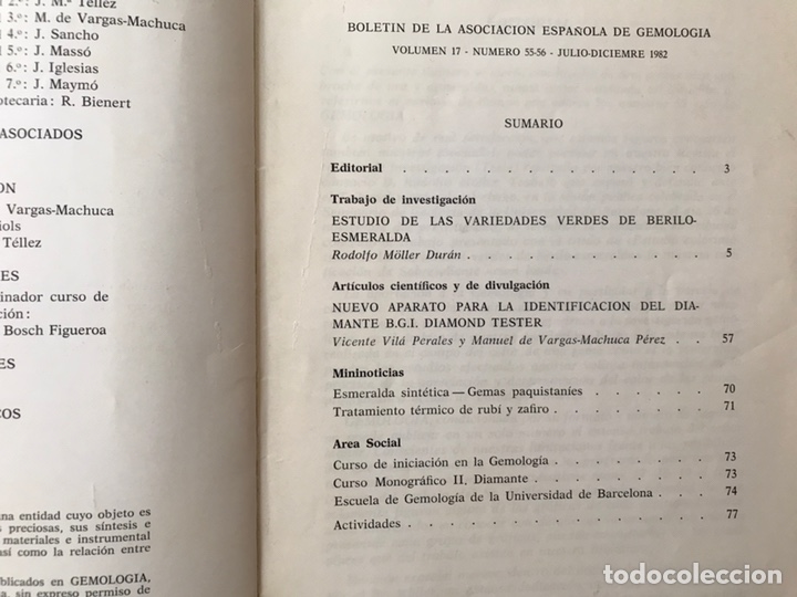 Libros: Gemolog&iacute;a. Volumen 17. N&uacute;meros 55-56 - Foto 2