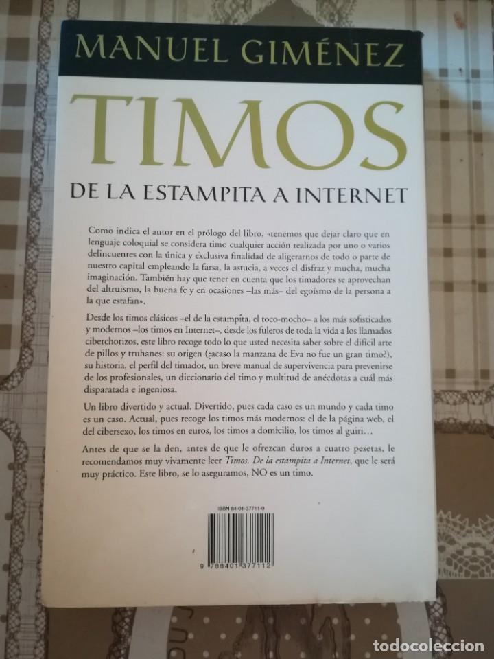 Libros: Timos, de la estampita a internet - Manuel Gim&eacute;nez - Foto 2