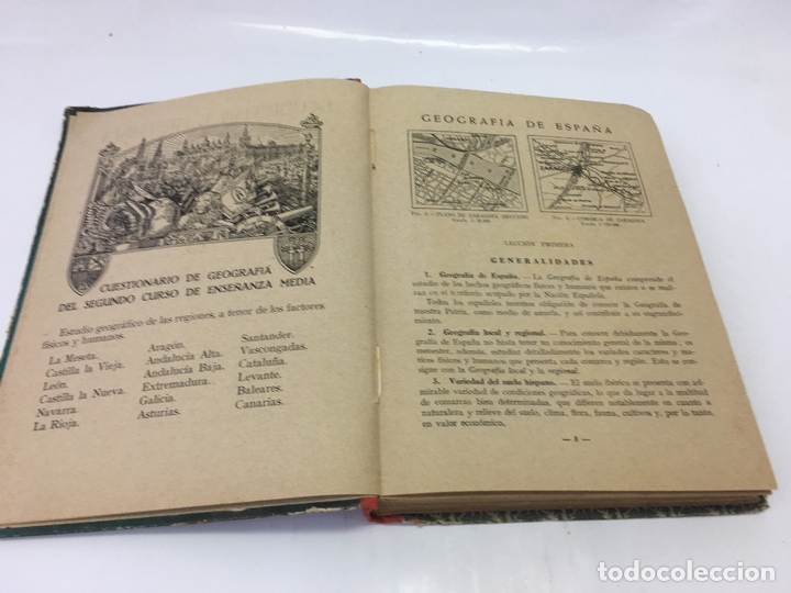 Libros: GEOGRAFIA E HISTORIA SEGUNDO CURSO, EDITORIAL LUIS VIVES, 1948 CONTIENE EL PROGRAMA ORIGINAL - Foto 6