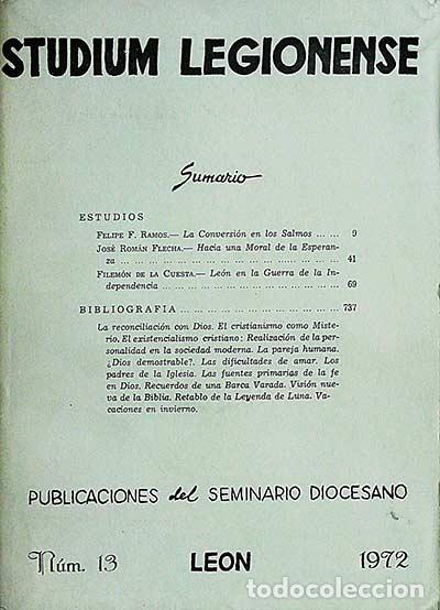 Libros: Studium Legionense (Num. 13) - VVAA - Foto 1