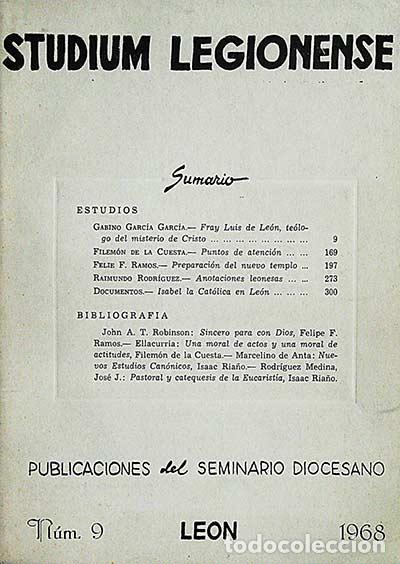Libros: Studium Legionense (Num. 9) - VVAA - Foto 1