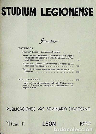 Libros: Studium Legionense (Num. 11) - VVAA - Foto 1