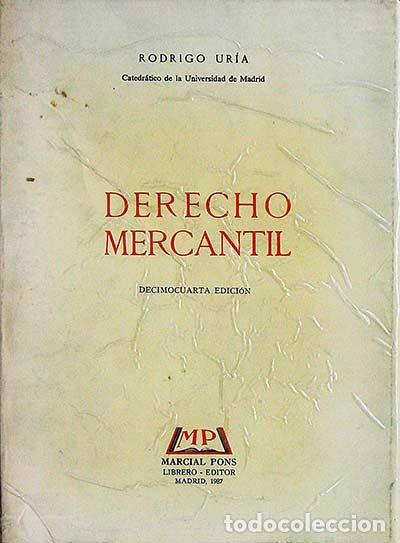 Libros: Derecho Mercantil - Ur&iacute;a, Rodrigo - Foto 1