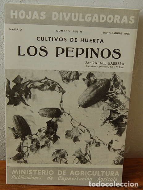 Livros em segunda m&atilde;o: Hojas Divulgadoras. Cultivos de huerta. LOS PEPINOS - RAFAEL BARRERA