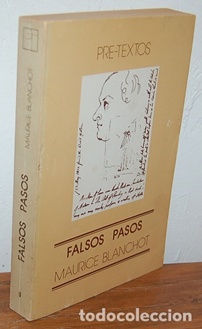 Libros: FALSOS PASOS - MAURICE BLANCHOT - Foto 1