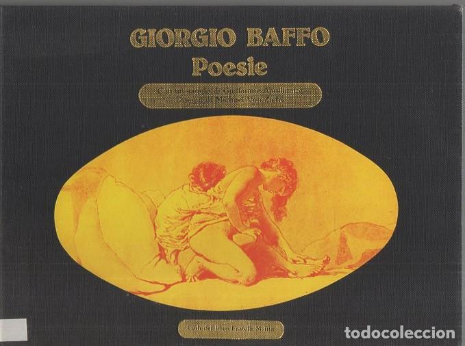 Libros: POESIE. - BAFFO, Giorgio. - Foto 1