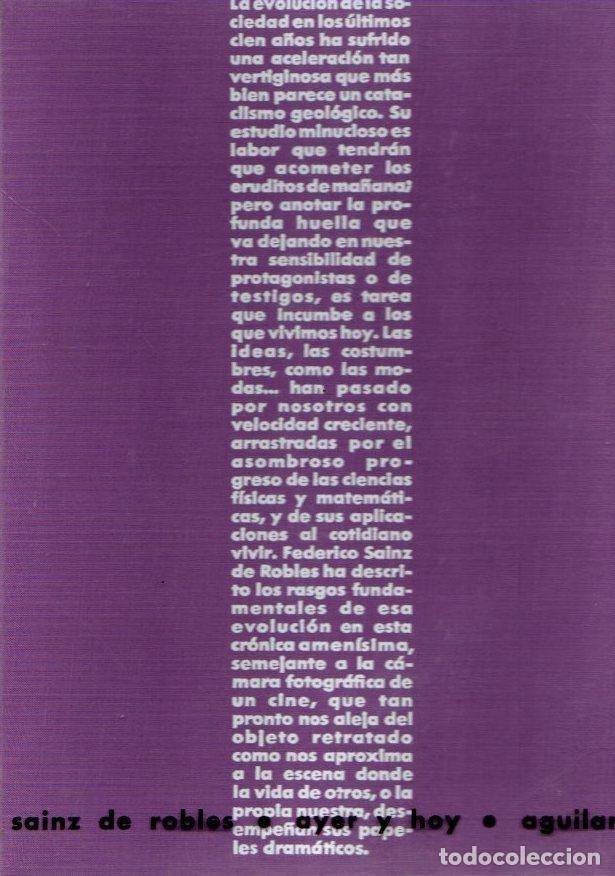 Libros: Ayer y hoy - Sainz de Robles - Foto 1