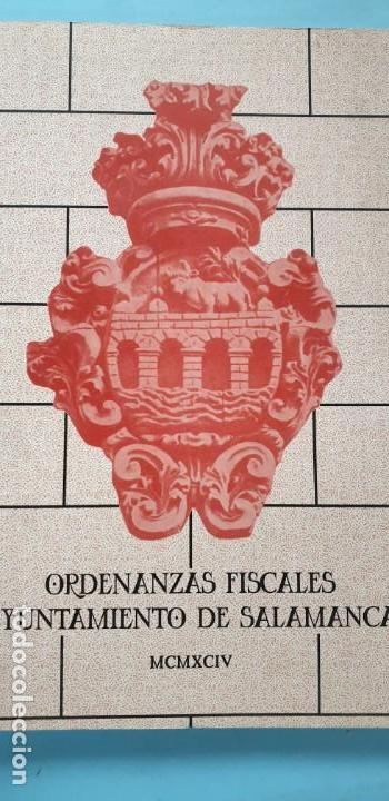 books: ordenanzas fiscales en ayuntamiento de salamanca