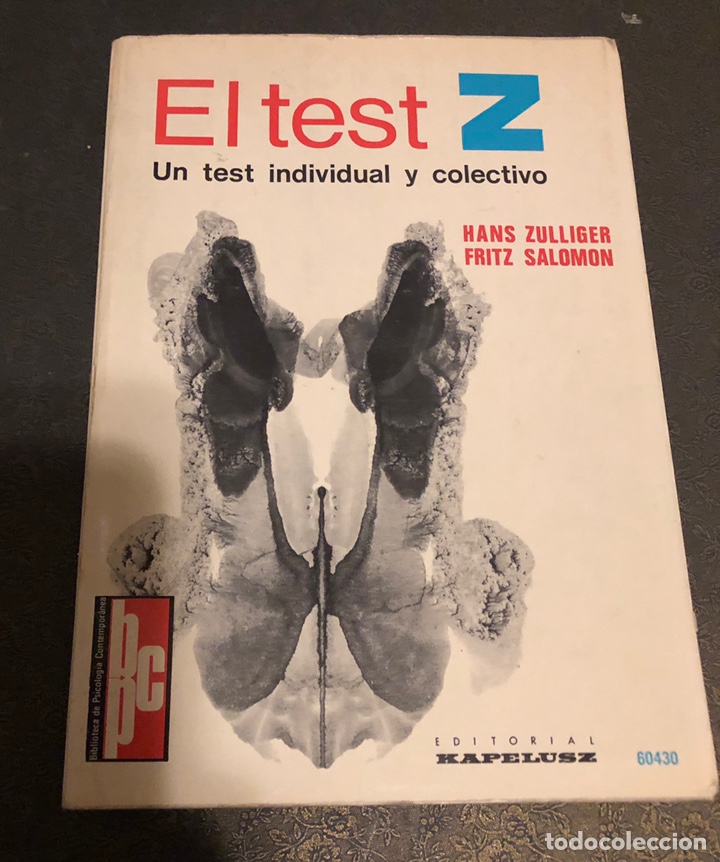 Libros: L- El test Z, con sus tres laminas del test. Hans Zulliger. - Foto 3