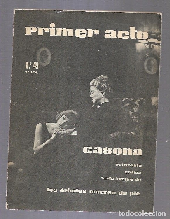 Libros: PRIMER ACTO. NUMERO 49: CASONA - VARIOS - Foto 2
