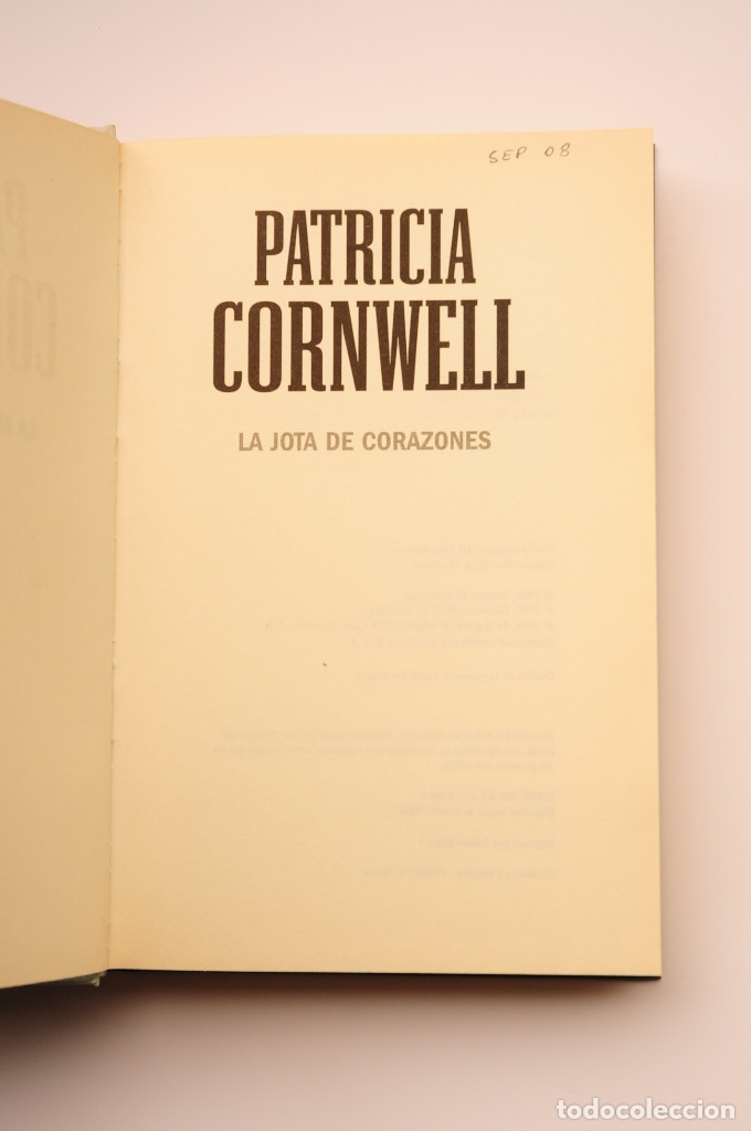 Libros: La jota de corazones - CORNWELL, Patricia - Foto 2