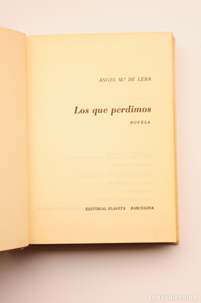 Libros: Los que perdimos - LERA, Angel M&ordf; de - Foto 3