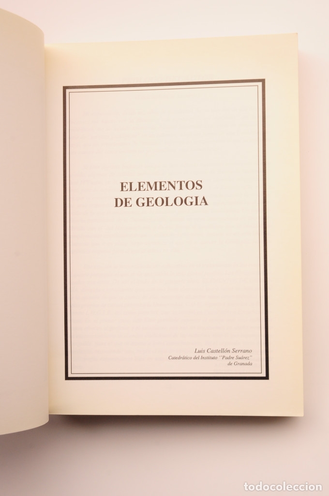 Libros: Elementos de Geolog&iacute;a - CASTELL&Oacute;N SERRANO, Luis - Foto 2