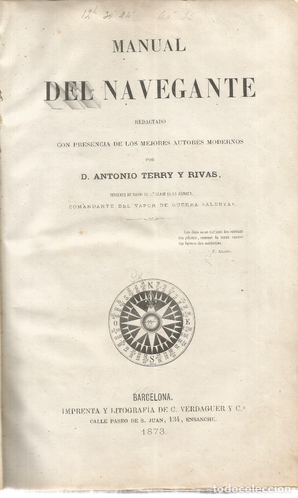 Libros: Manual del navegante - TERRY Y RIVAS, ANTONIO - Foto 2