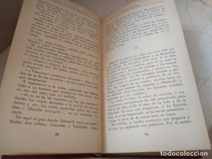 Libros: Libro antiguo Oblomoff de Ivan Goncharov a&ntilde;o 1943 - Foto 3