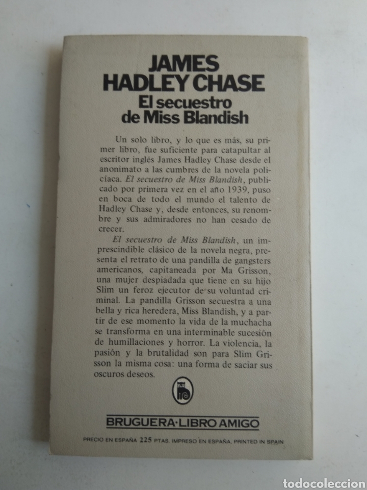 Libros: EL SECUESTRO DE MISS BLANDISH - Foto 2