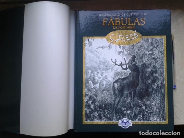 Libros: F&Aacute;BULAS. LA FONTAINE. COLECCI&Oacute;N DOR&Eacute; - Foto 2