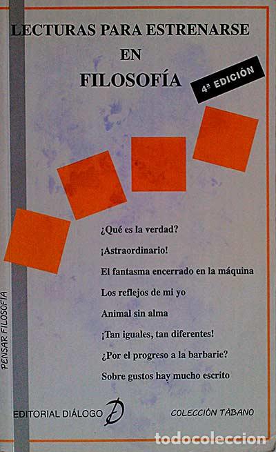 Libros: Lecturas para estrenarse en filosof&iacute;a - VVAA - Foto 1