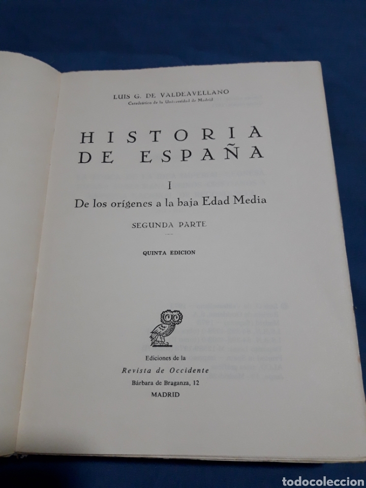 Libros: HISTORIA DE ESPA&Ntilde;A 5 EDICION 1973 - Foto 2
