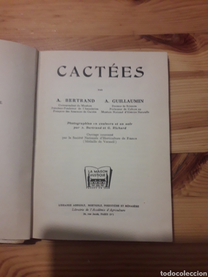 Libros: bertrand guillaumin Cactus Cactees en frances - Foto 2