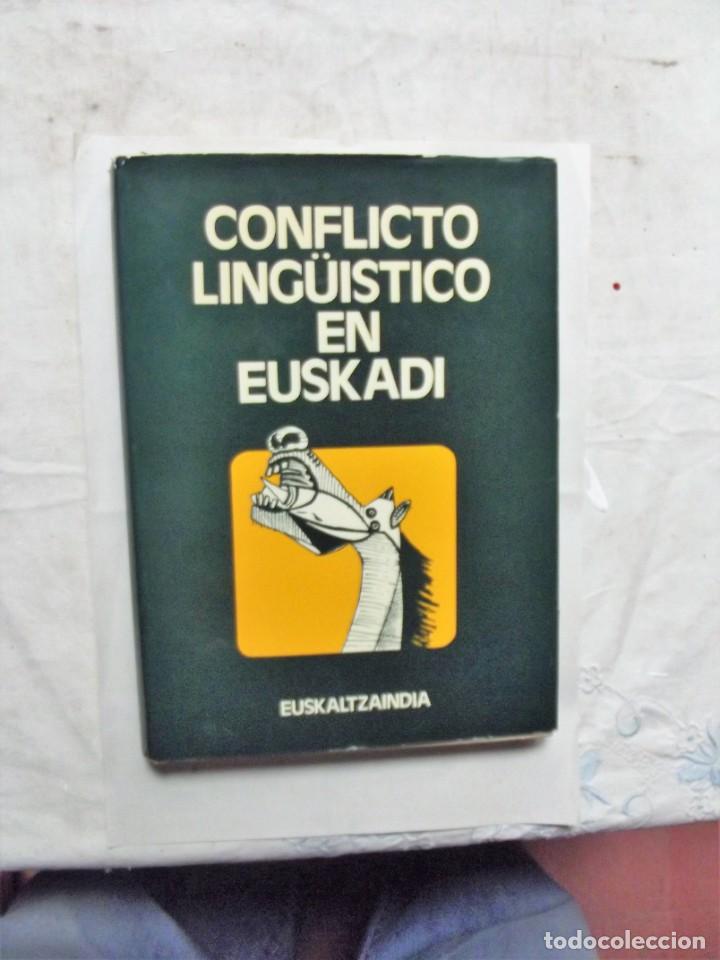 Libros: CONFLICTO LINGUISTICO EN EUSKADI EUSKALTZAINDIA - Foto 1