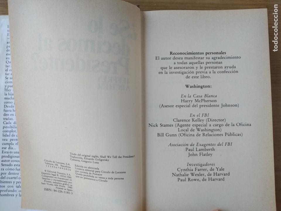 Libros: &iquest;Se lo decimos al presidente? - Foto 2